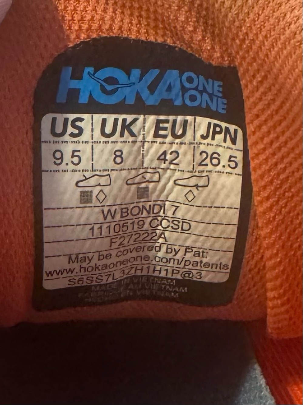 Hoka One One Bondi 7 Womens’s Camellia/Coastal Shade Shoes 1110519CCS Size 9.5 - Picture 7 of 12